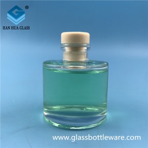 Crystal White Material 60ml Round Fireless Vine Glass Aroma Bottle