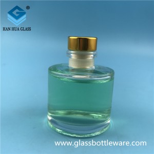 Crystal White Material 60ml Round Fireless Vine Glass Aroma Bottle
