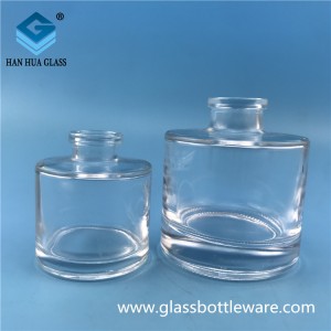 130ml round crystal white glass fragrance bottle wholesale