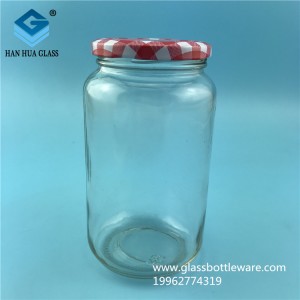 Wholesale of 500ml wide mouth jam glass bottles