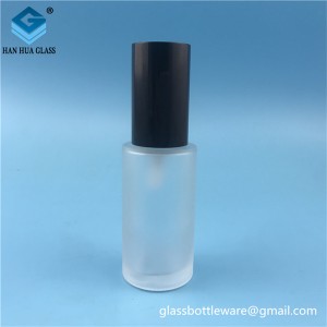 40ml frosted glass lotion bottled wholesale