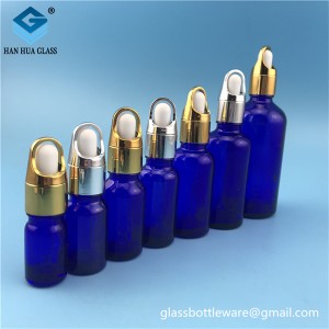 5ml blue glass essential oil bottle wholesale
