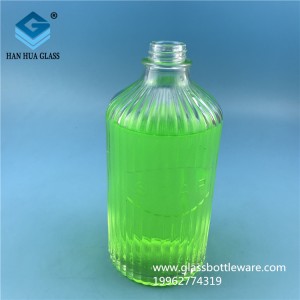 Wholesale price of 600ml exported hand sanitizer glass bottles