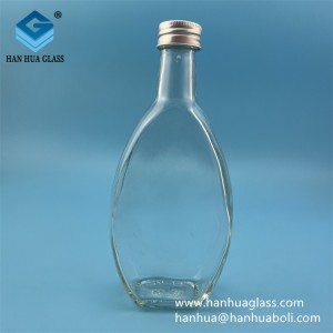 220ml flat glass wine bottle manufacturer