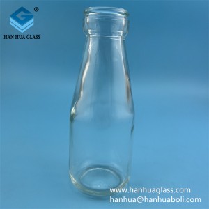 Manufacturer’s direct sales of 220ml glass acid milk bottles
