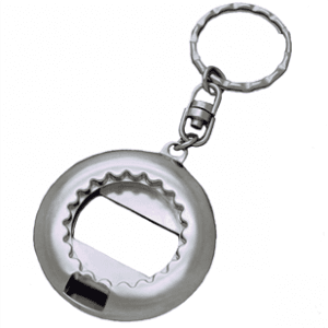 High Quality for Promotional zinc Alloy Metal Beer Bottle Opener Keychain