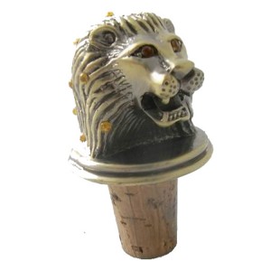 Chapeamento anti-ouro 3D Animal- girafa Bottle Stopper