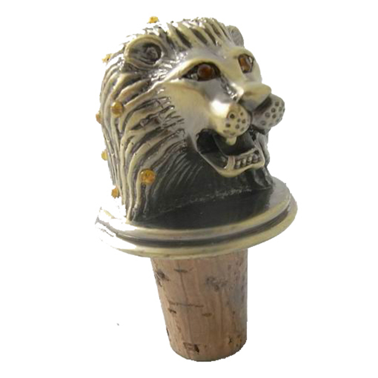 Factory wholesale Decorative Bottle Stoppers - Plating anti-gold 3D Animal- giraffe Bottle Stopper – Global Art Gifts