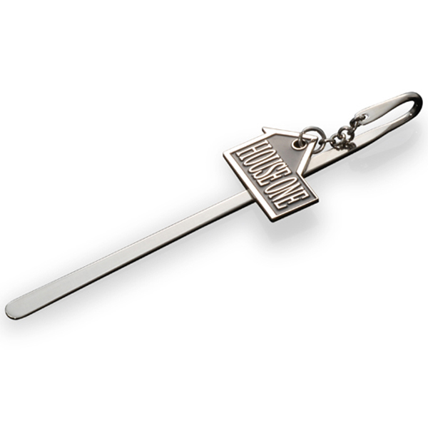 Fixed Competitive Price Glitter Badge/Pin - 3D Plating silver letter opener bookmark with pendant – Global Art Gifts