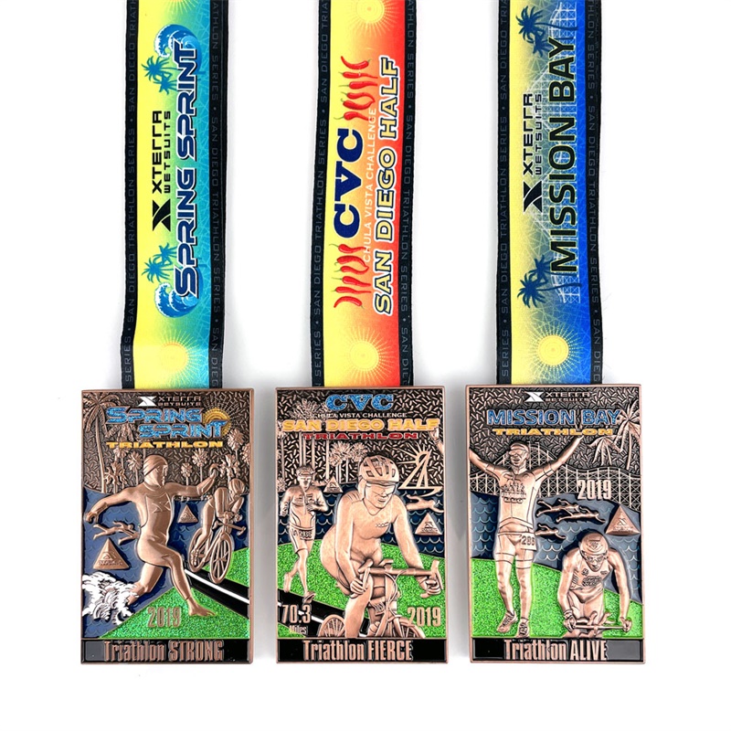 Bespoke Ironman Triathlon Challenge Medal