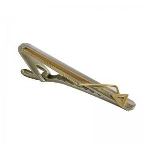 Custom Plating gold Tie Clip with factory price