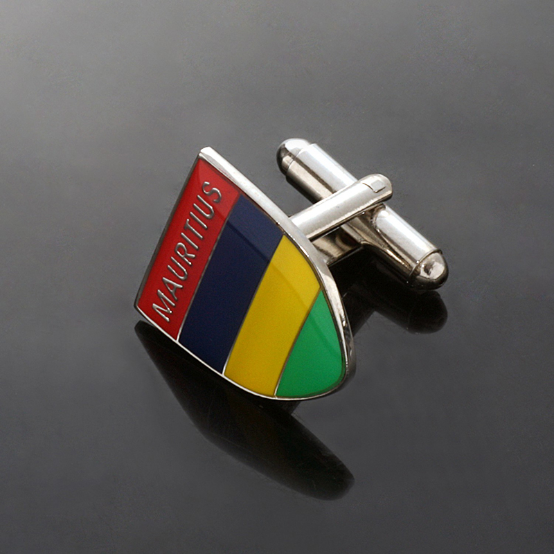 Factory supplied Custom Medals No Minimum Order - Popular simple and classic design Cufflinks with color printed – Global Art Gifts