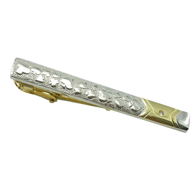 Special Design for Trophies Medal - Bi-Plated metal Tie Clip with emboss and crystal – Global Art Gifts