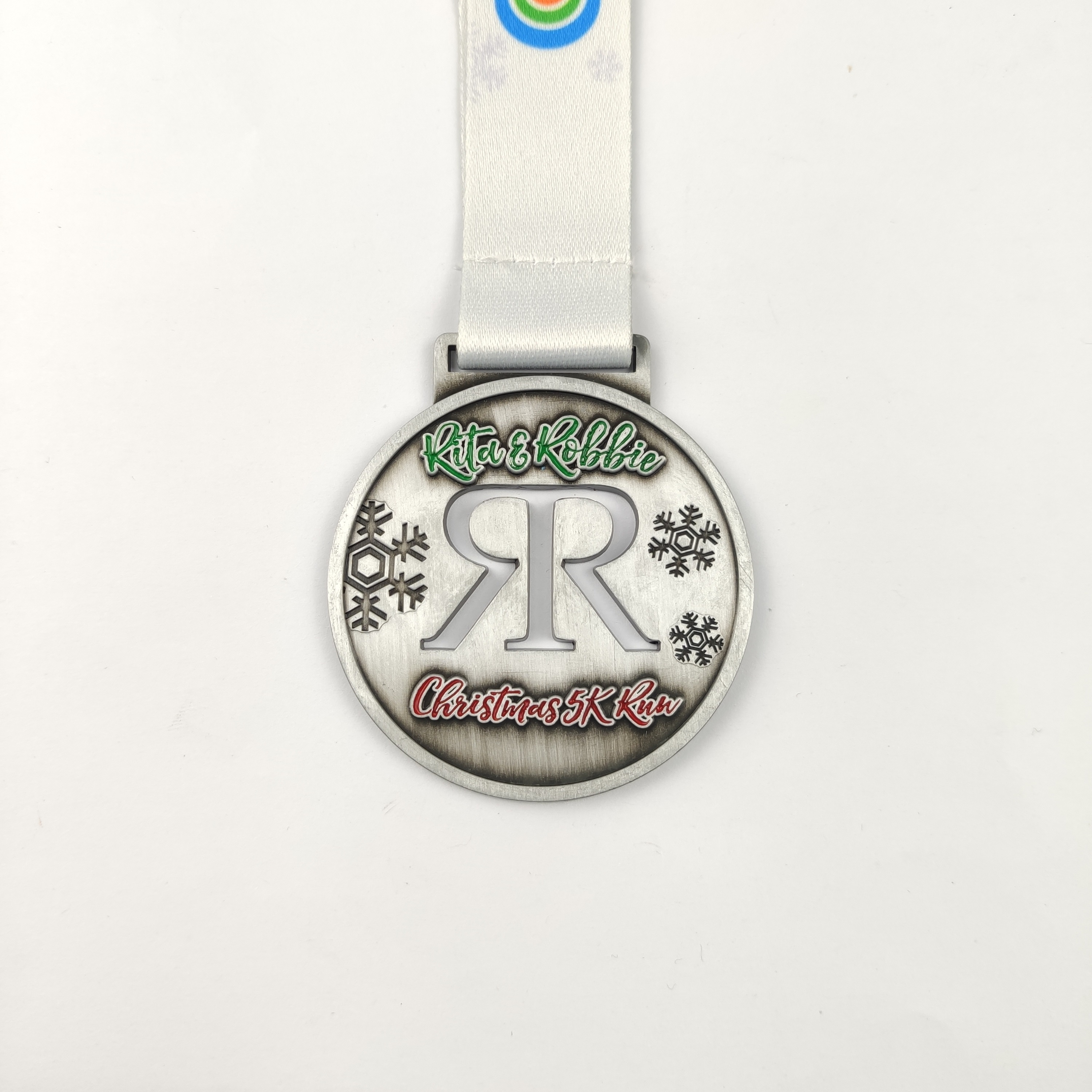 OEM/ODM Manufacturer Personalized Sport Medal - Direct Manufacturer Wholesale Free Neck Ribbon Die Casting Christmas Medal – Global Art Gifts
