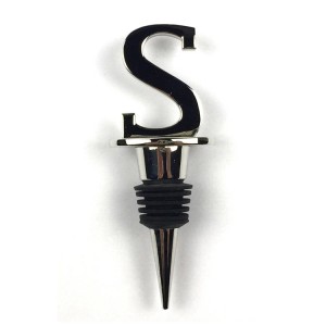 Plating Silver 3D Bottle Stopper with factory price