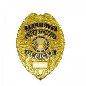 100% Original Factory Souvenir Custom Made Soft Enamel Police Badge