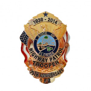 Cheapest Price Customize Metal Gift Souvenir Custom Police Soft Enamel Pin Badge