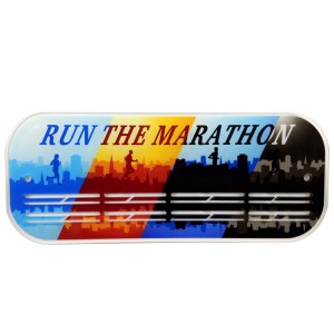Custom Acrylic Run the Marathon Colorful Medal Hanger