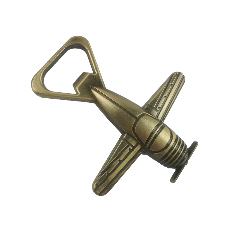 Reliable Supplier Custom Tie Clip - Custom Anti-gold 3D Airplane Bottle Opener – Global Art Gifts