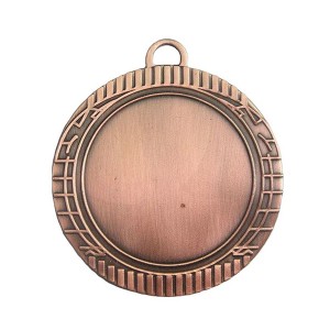 Custom antik Brozne plated medali kosong kalayan béntang pikeun acara