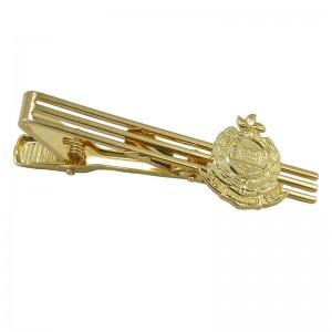Custom Plating gold Tie Clip with factory price