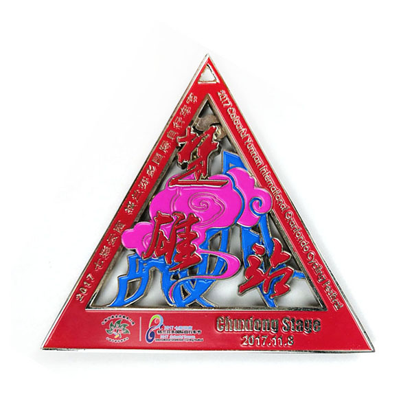 Manufacturer ofZinc Alloy Bottle Opener - Custom Granfondo Multi-piece medal with magnet – Global Art Gifts
