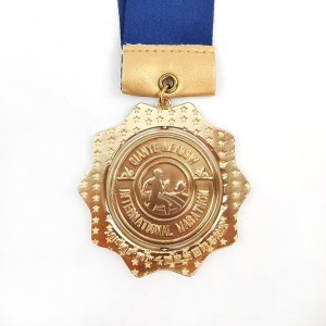 कस्टम प्लेटिंग उज्ज्वल कांस्य पदक स्पिनिंग