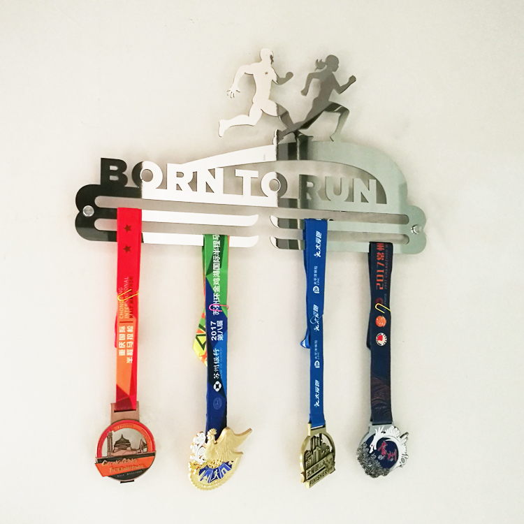 Europe style for Sports Marathon Medal - Custom Bron to Run Stainless Steel Medal Hanger – Global Art Gifts