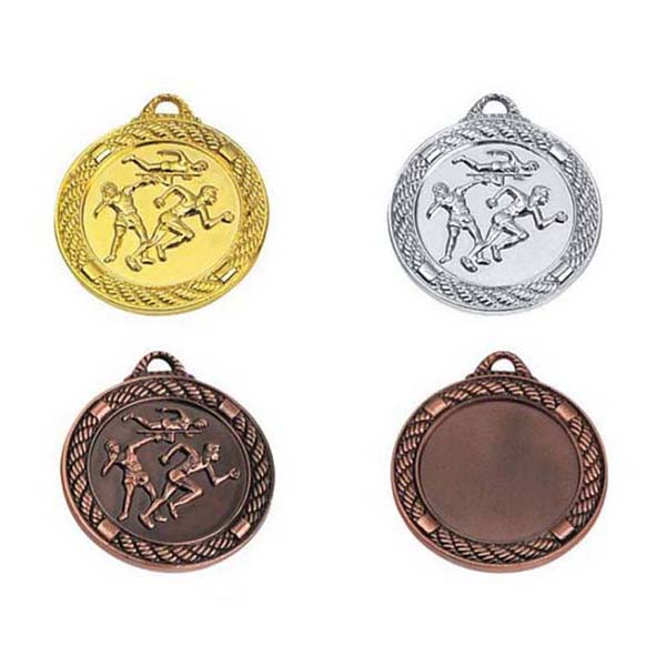 High definition Souvenir Gift Embossed Metal Medal - Various Plated color Style Blank Medal with 3D Sport Men – Global Art Gifts