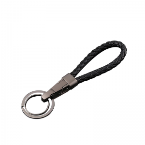 Promotional gifts-free design Leather Keychain