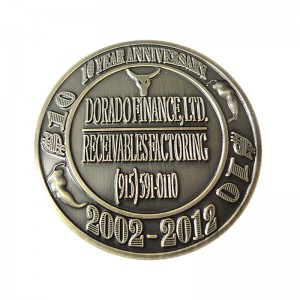 Reasonable price China Wholesale Custom Logo Engraved Design Enamel Metal Challenge Coin