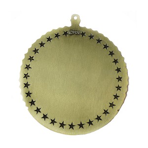Blank медаль Карыстальніцкія 3D футбол медаль Пакрыццё Gold