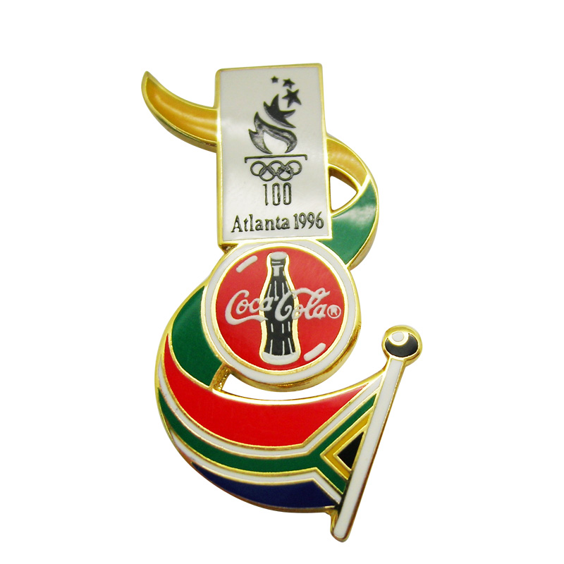 High definition Souvenir Gift Embossed Metal Medal - CoCaCoLa Hard Enamel Metal Pin for promotion – Global Art Gifts