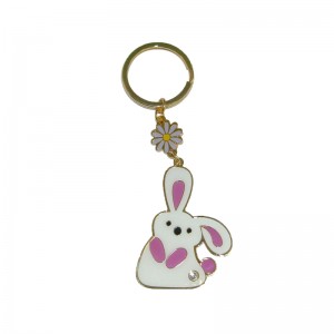 factory low price New Custom Metal Couple Key Chain manufactuer