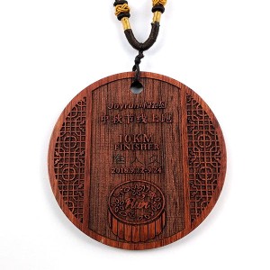 Hot Prodejní vlastní logo Mid-podzimní den dřevěné medaile