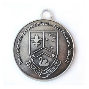 Málun Anti-gull eigið merki birgðir Medal