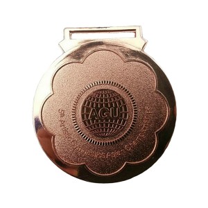 Populært design Blank medalje Bi-belagt med fabrikken pris