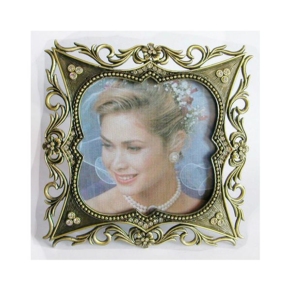 OEM Customized Cheap Custom Keychains - Plating anti-silver Cut Out Zinc Alloy photo frame for Derecoation – Global Art Gifts