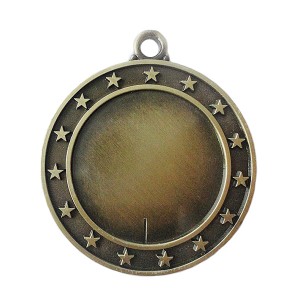Custom Antique pozlátené prázdny medailu za akciu