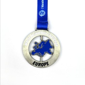 spinner medalla de Marathon World Challenge