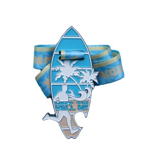 táboa de surf personalizada medalla de abridor de botella
