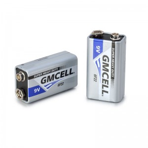 GMCELL – batterie carbone-zinc 9V, vente en gros
