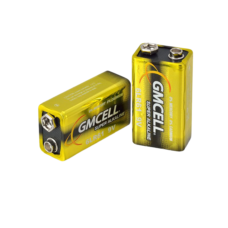 GMCELL Handizkako 1.5V 9V bateria alkalinoa
