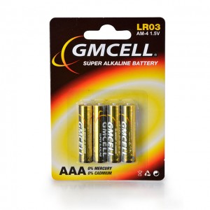 GMCELL Bateri Alkaline AAA 1.5V me shumicë