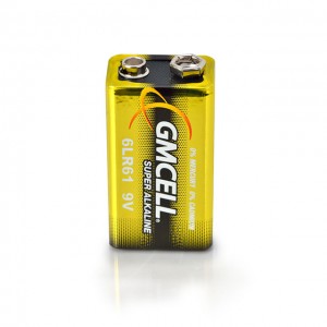 GMCELL Handizkako 1.5V 9V bateria alkalinoa