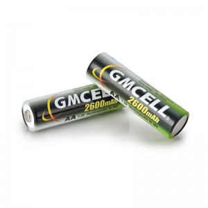 GMCELL 1.2V NI-MH AA 2600mAh зарядландырыла торган батарея