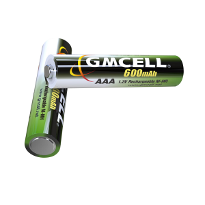 Baterai GMCELL 1.2V NI-MH AAA 600mAh sing bisa diisi ulang