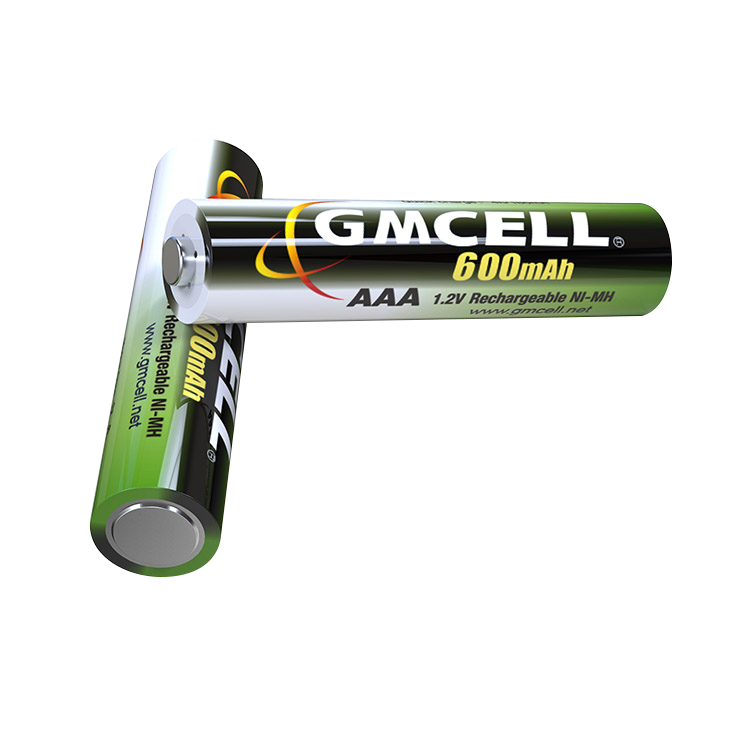 GMCELL 1.2V NI-MH AAA 600mAh રિચાર્જેબલ બેટરી