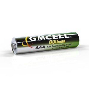 GMCELL 1.2V NI-MH AAA 800mAh रिचार्जेबल बॅटरी