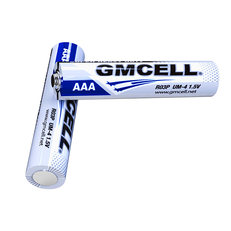 Bateria de zinco carbono GMCELL atacado R03 / AAA